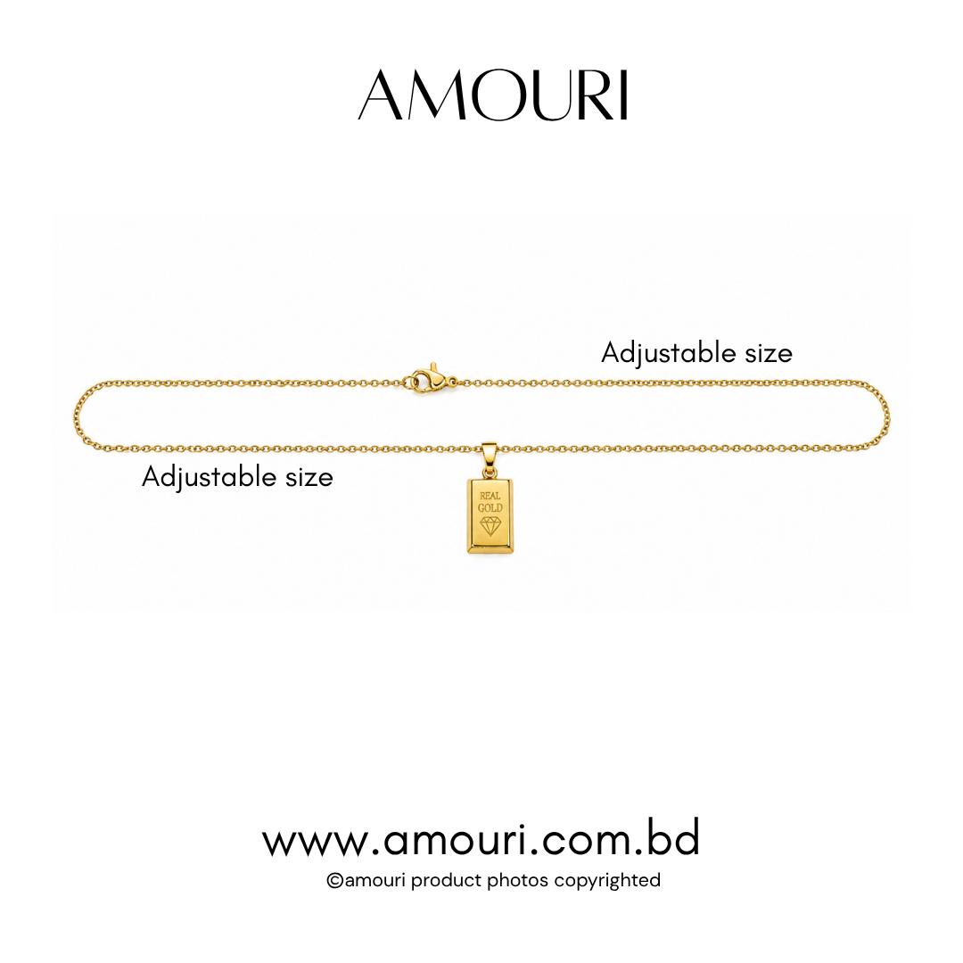 Gold Bar Necklace