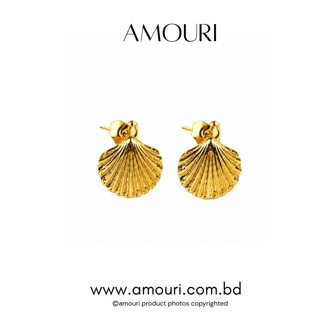 Round Pearl Earring