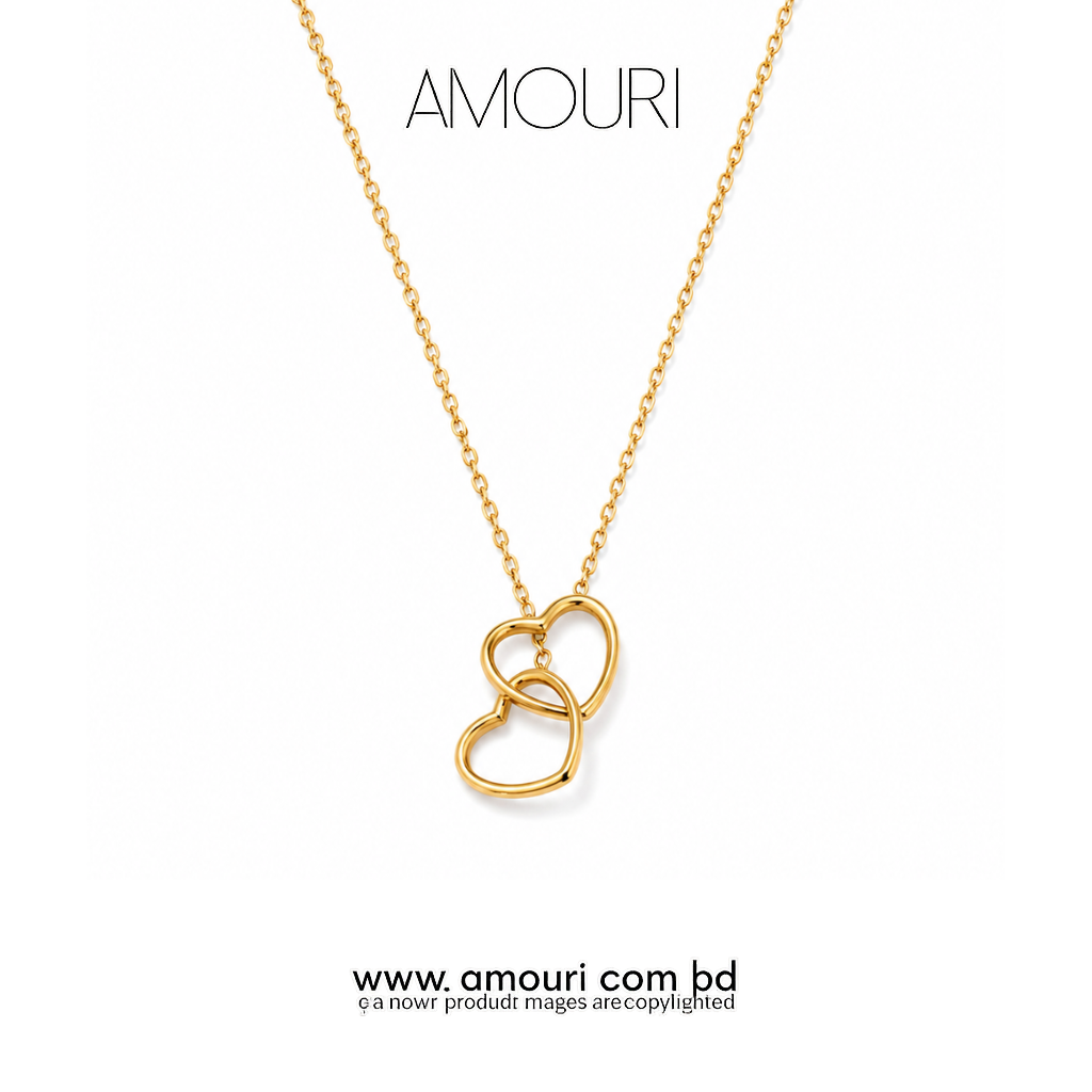 Double Love Line Necklace