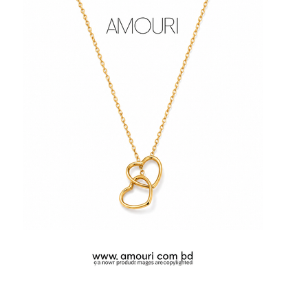 Double Love Line Necklace