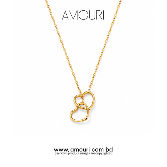 Double Love Line Necklace