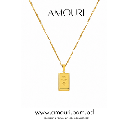 Gold Bar Necklace