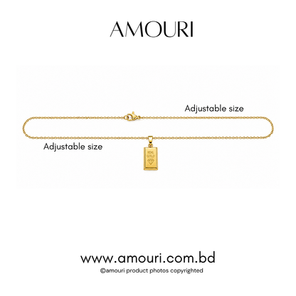 Gold Bar Necklace