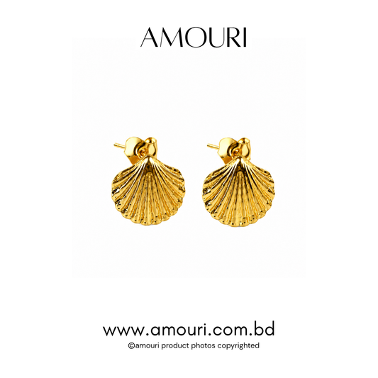 Round Pearl Earring