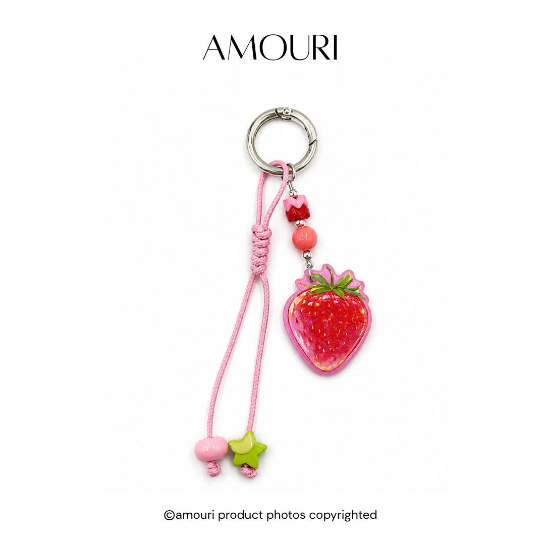 Straberry Keychain