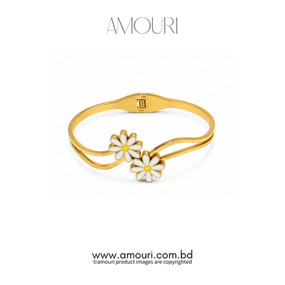 Two Flower Bangle