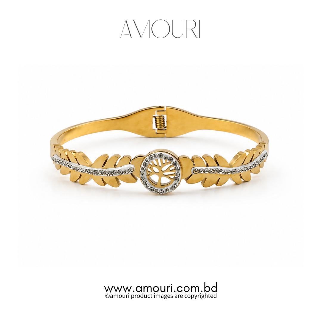 Tree Leaf Bangle
