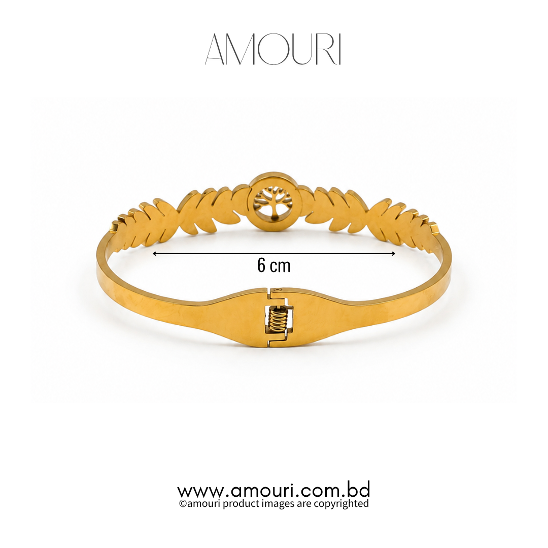 Tree Leaf Bangle